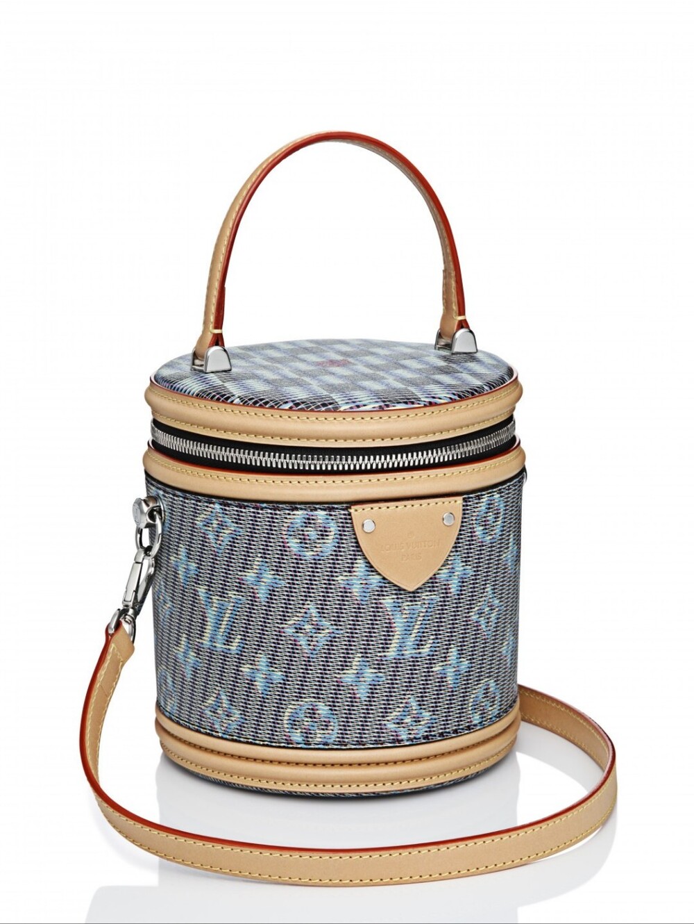 LiKE NEW!!! Rare! Louis Vuitton Cannes Bag in Damier Monogram Blue LV Pop Canvas - Picture 3 of 16